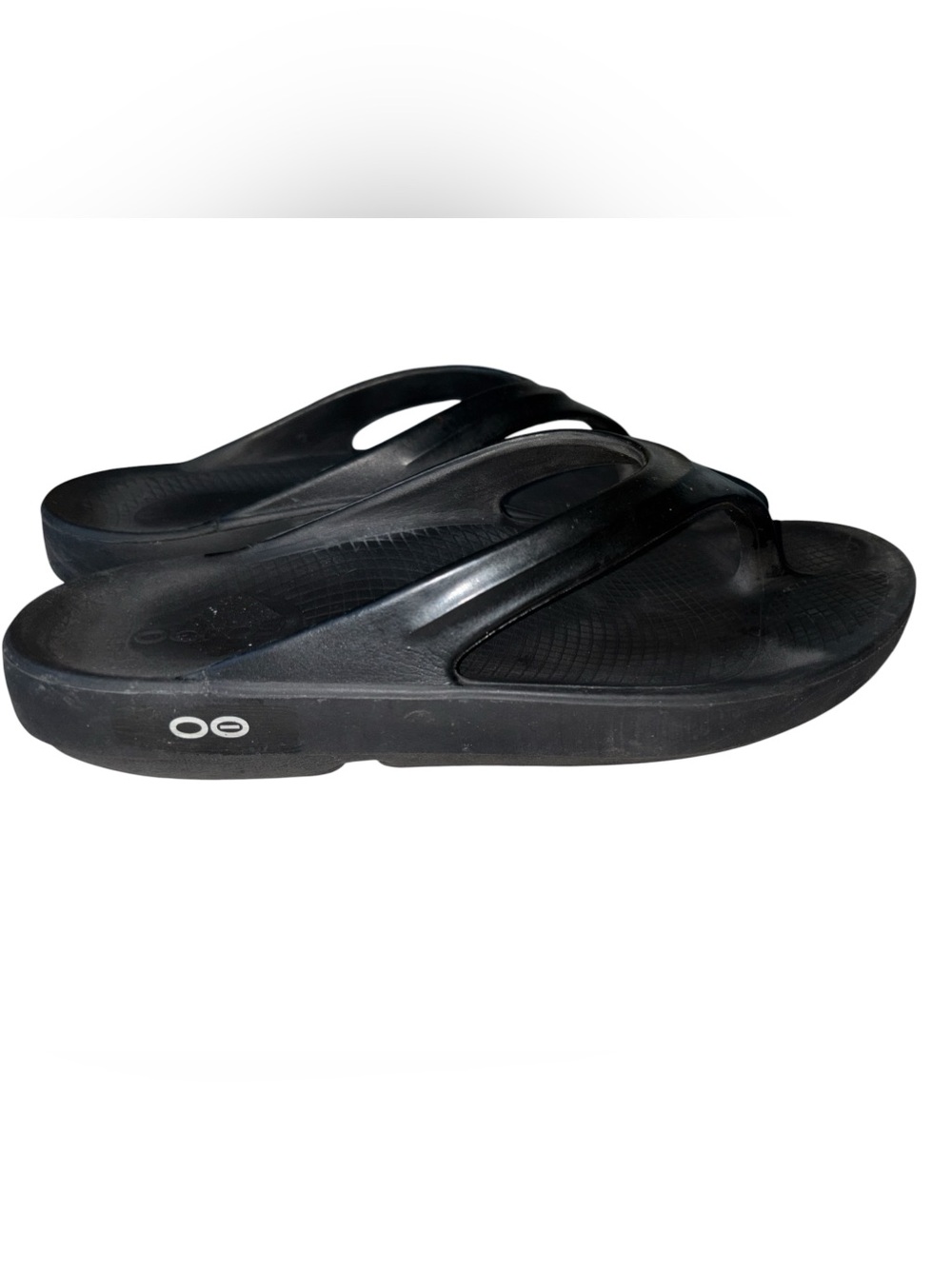 Oofos Original Sandals Black M6 W8 Recovery Footwear Flip Flop Shoes